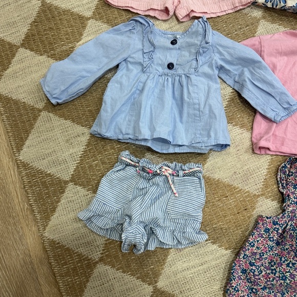 BUNDLE Zara Kids toddler baby girl top dress ruffle floral romper tee Tshirt - Picture 2 of 9